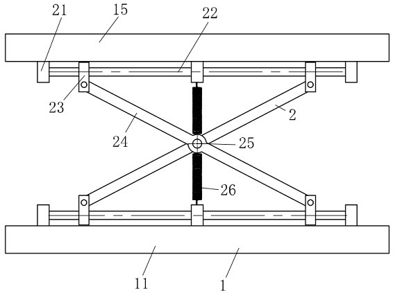 A motor with a shock absorber