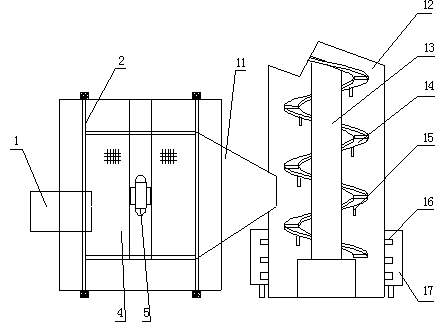 Compound classification method and equipment for ground ore product