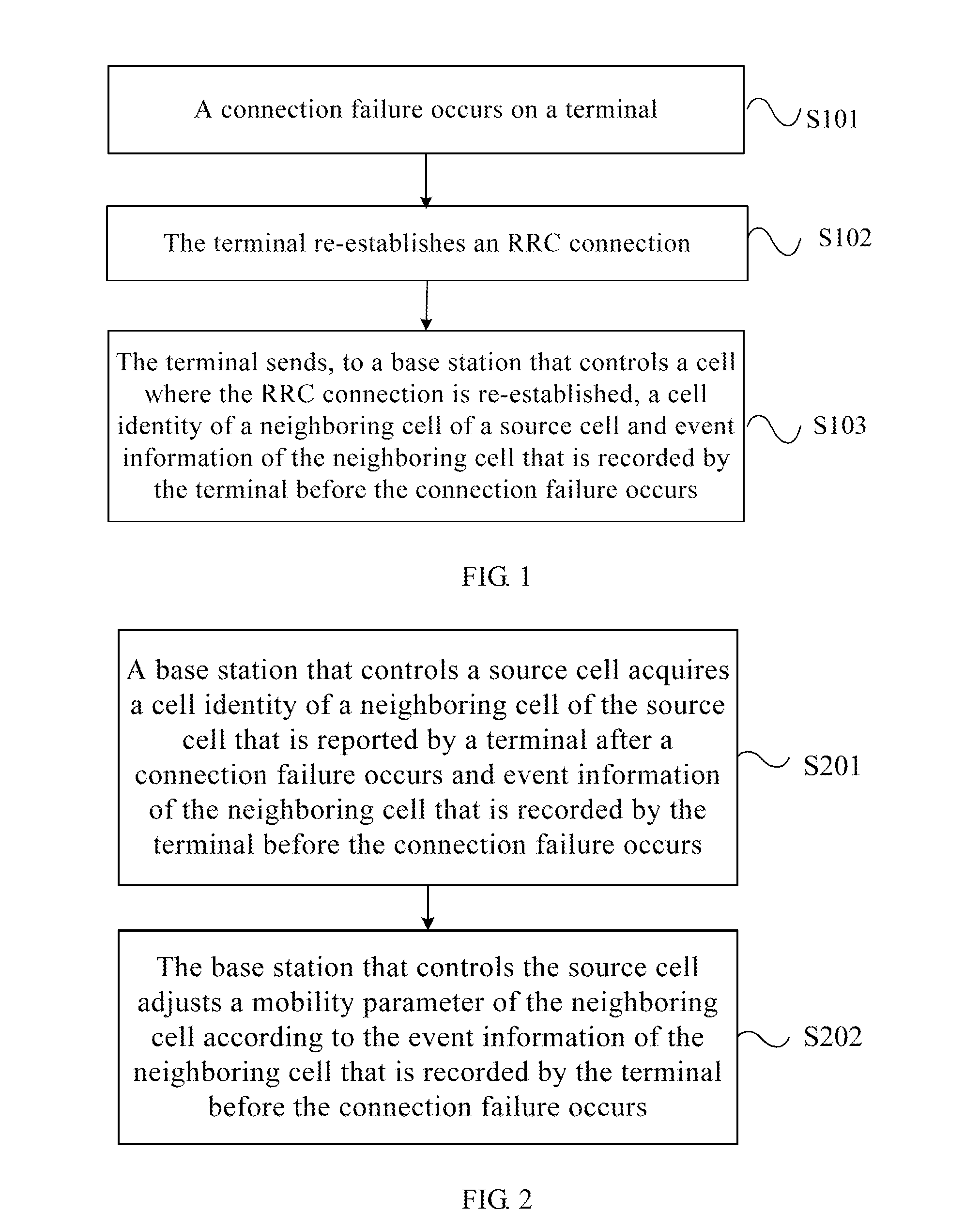 Method and device for reporting cell information and adjusting cell mobility parameter