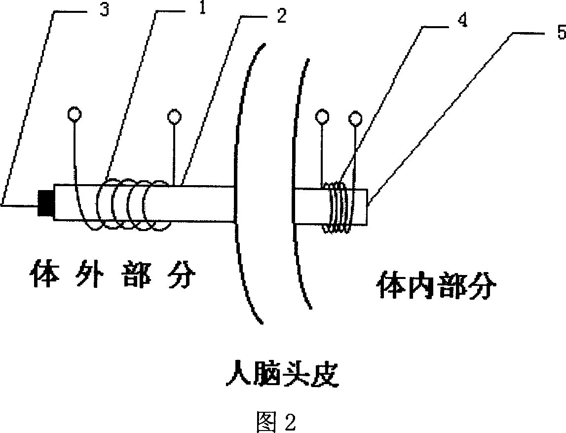 External deep brain stimulator and self-aligning device thereof