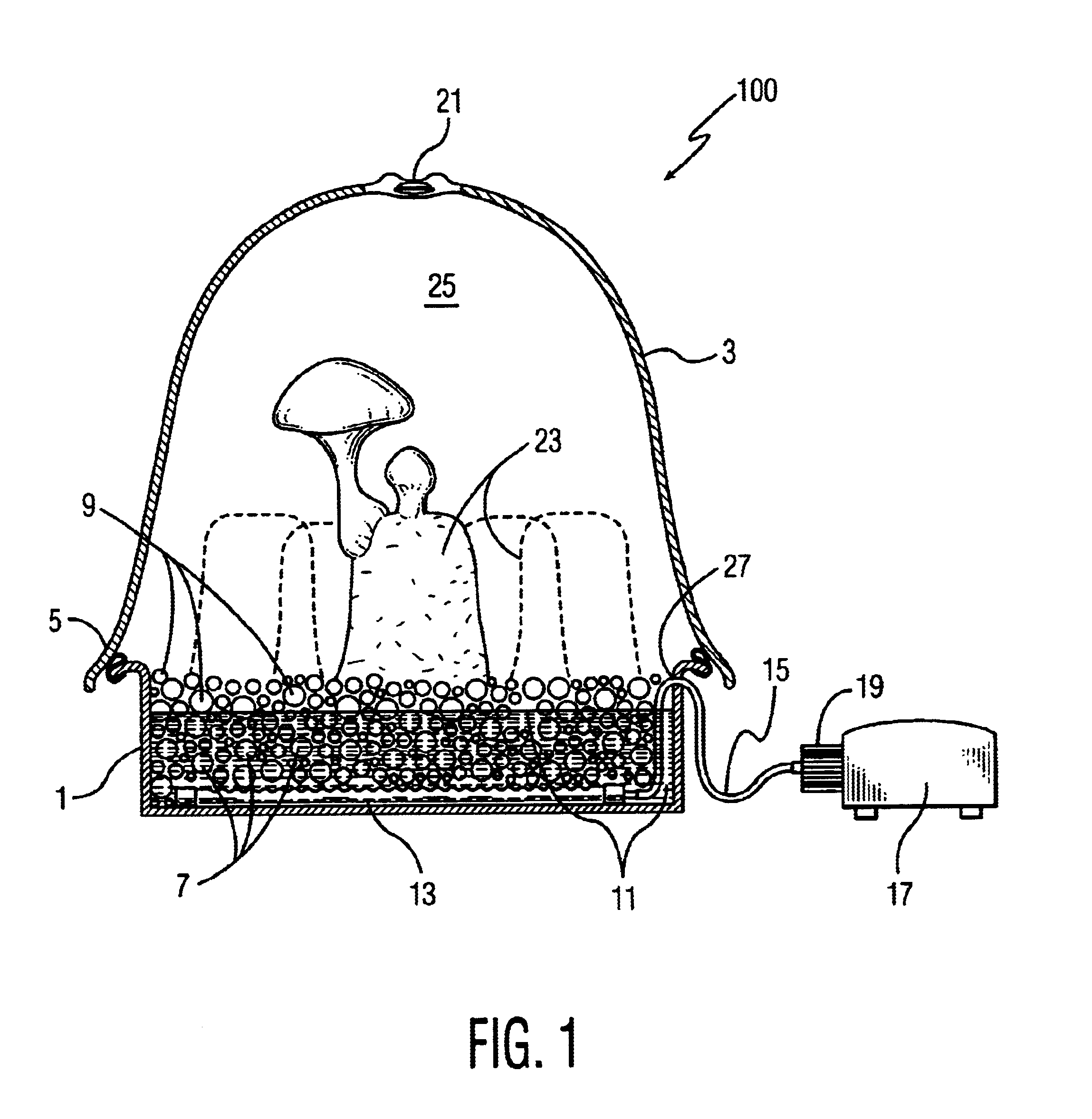 Self-automated mushroom growing system