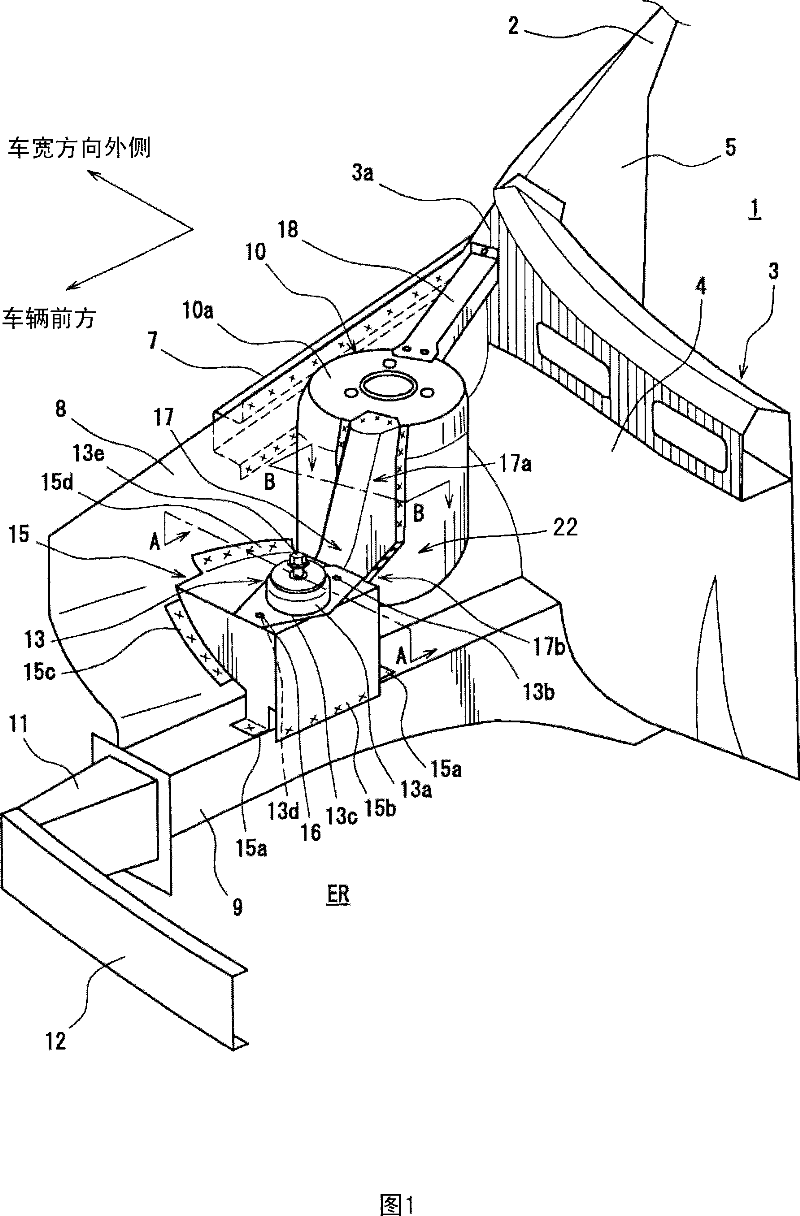 Vehicle front body structure