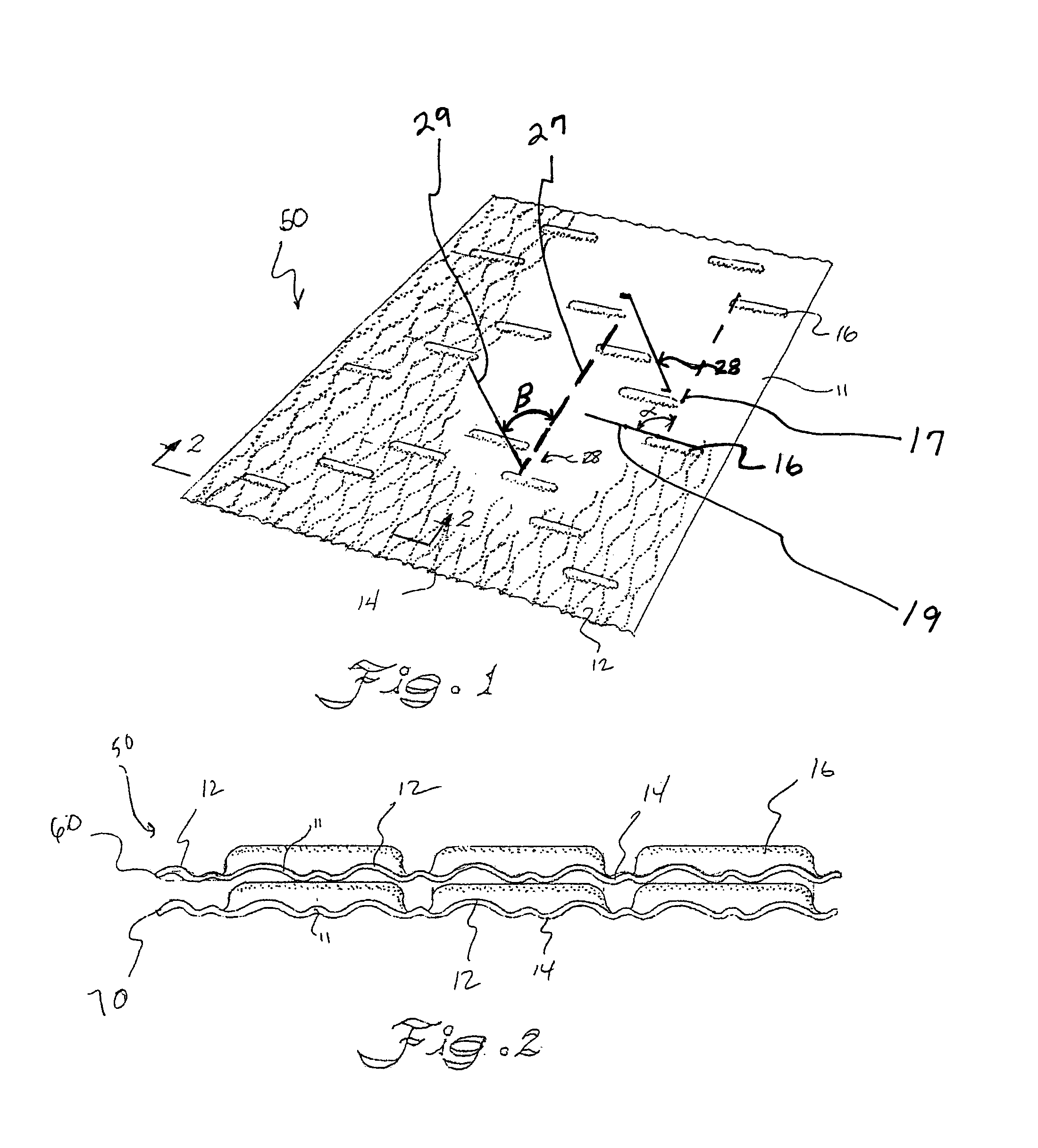 Method for reducing nesting in paper products and paper products formed therefrom