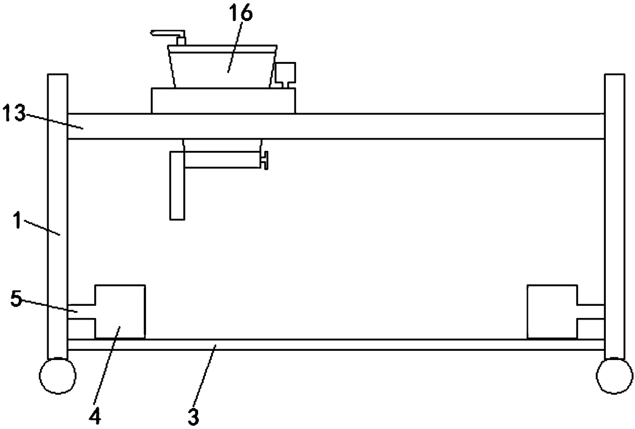 Wall surface plastering equipment in building field