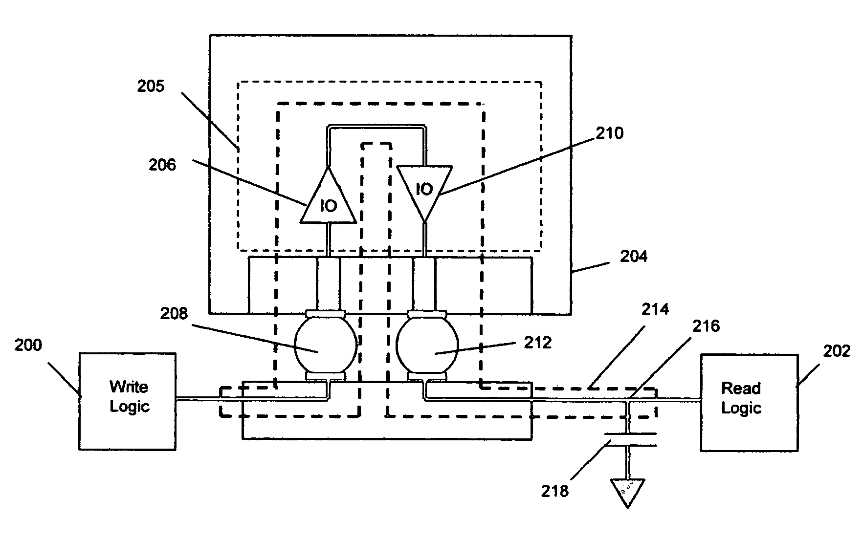 Method and circuit for the detection of solder-joint failures in a digital electronic package