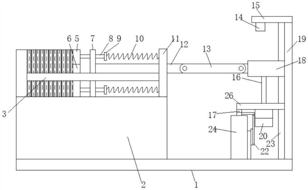 Pressing and setting machine for plywood production and using method thereof