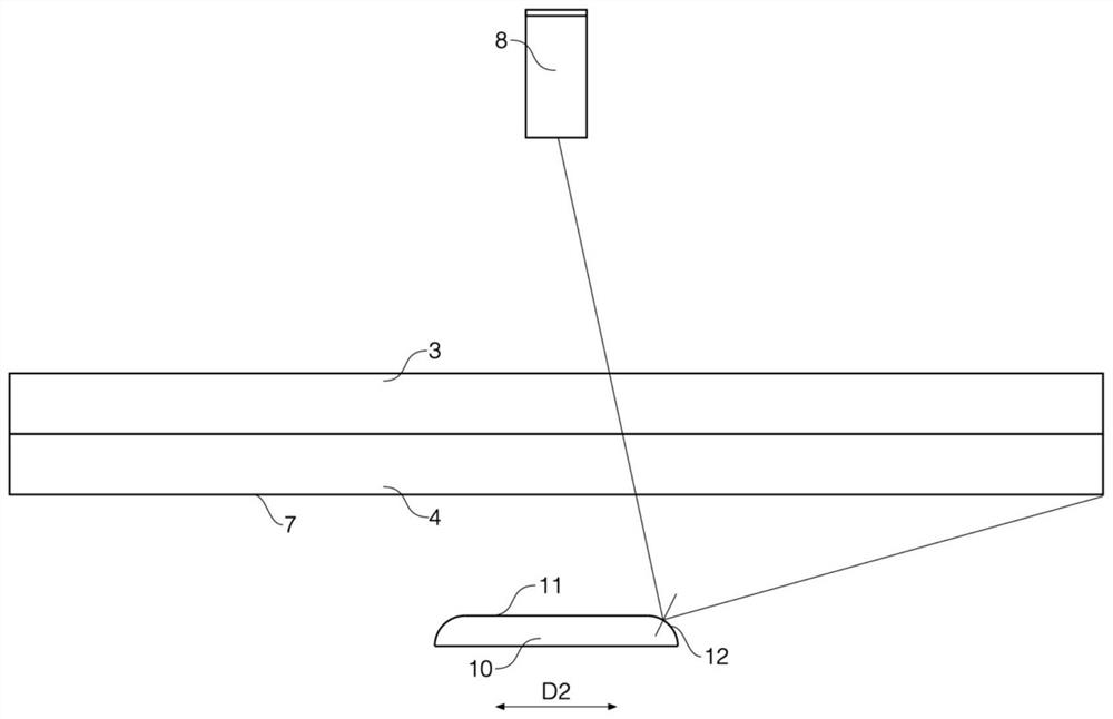 Surface defect developing device and surface defect detecting equipment