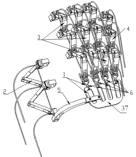 Exoskeleton wearable data glove