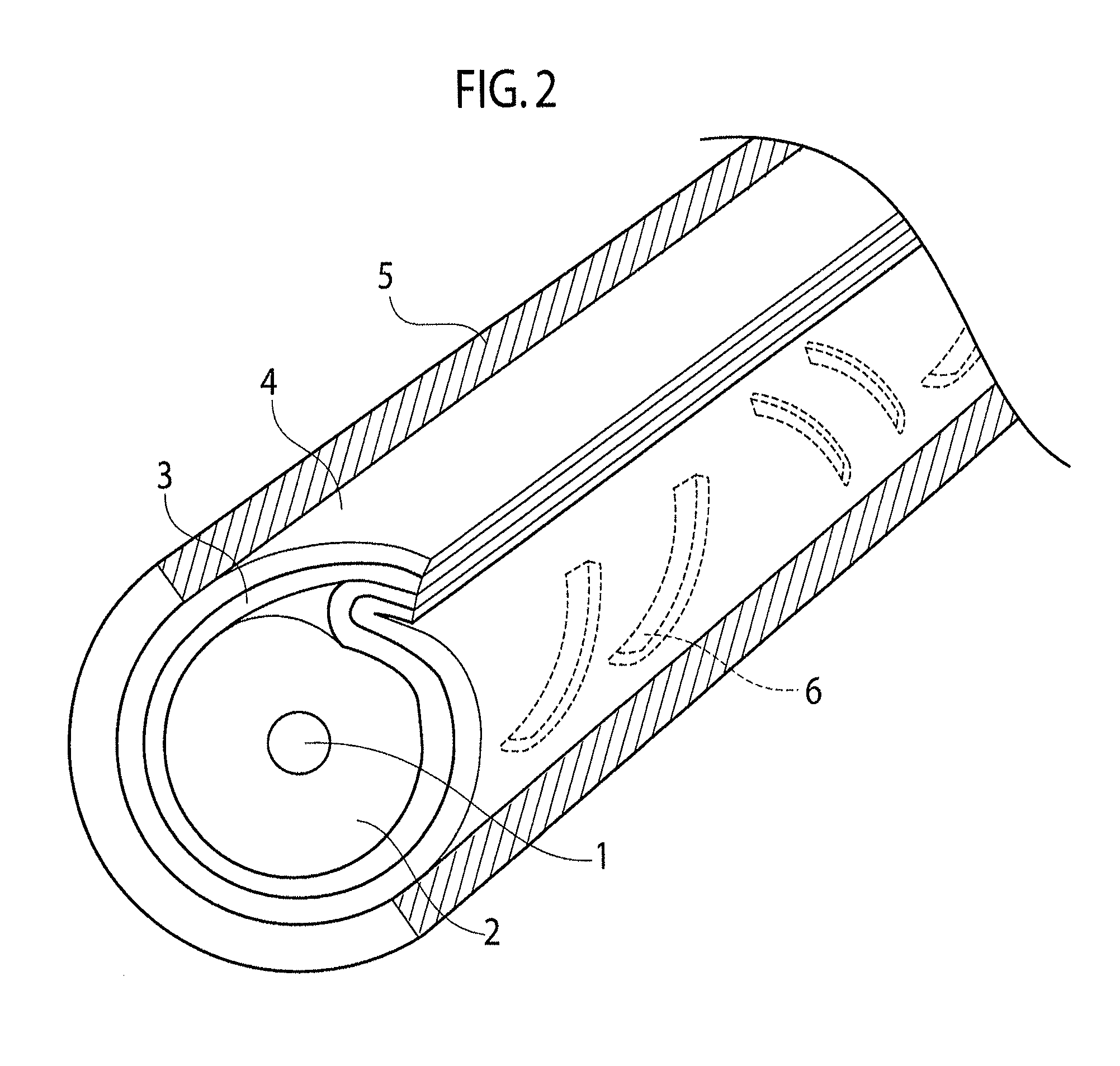 Leaky coaxial cable