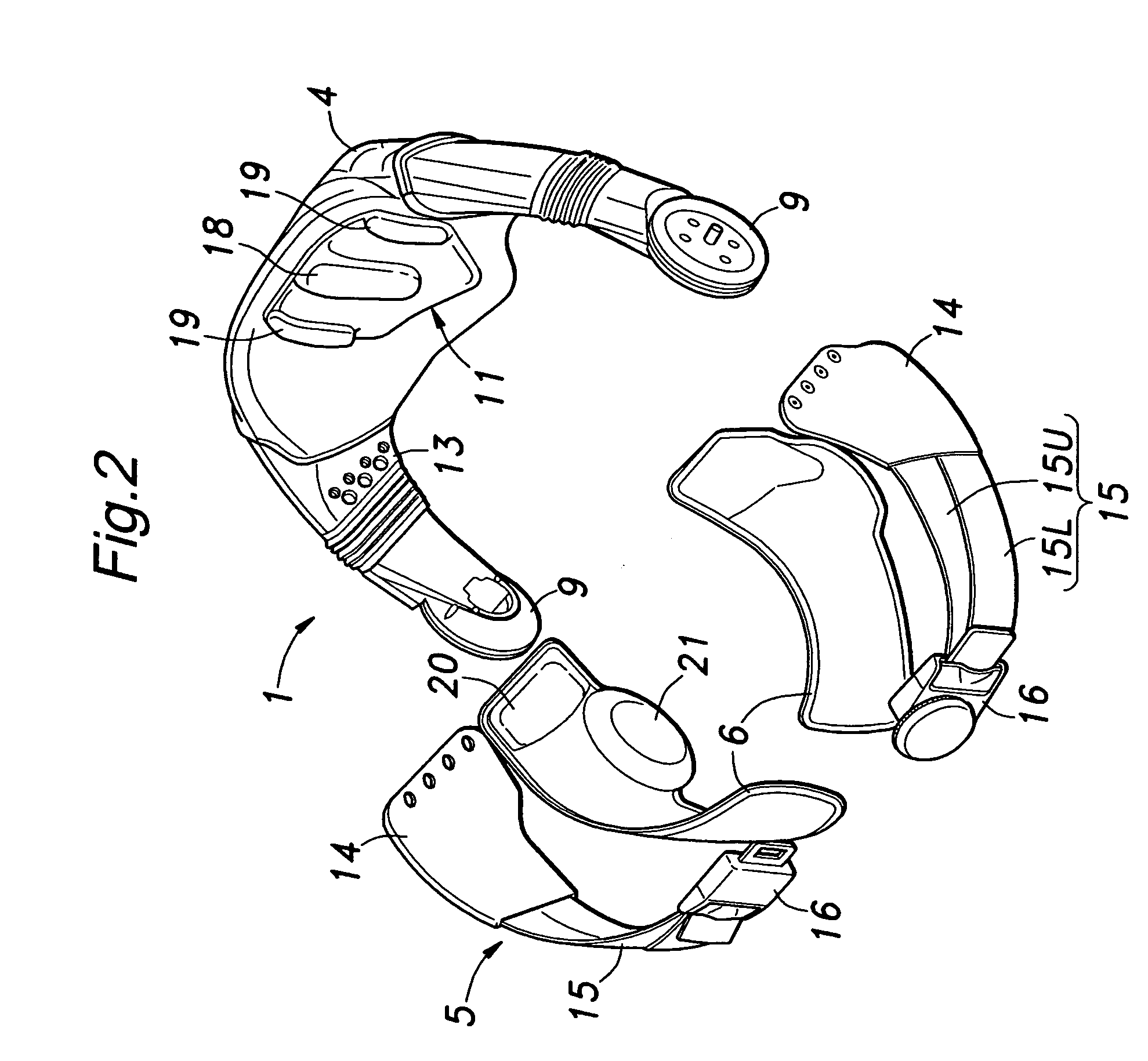 Walk assisting device