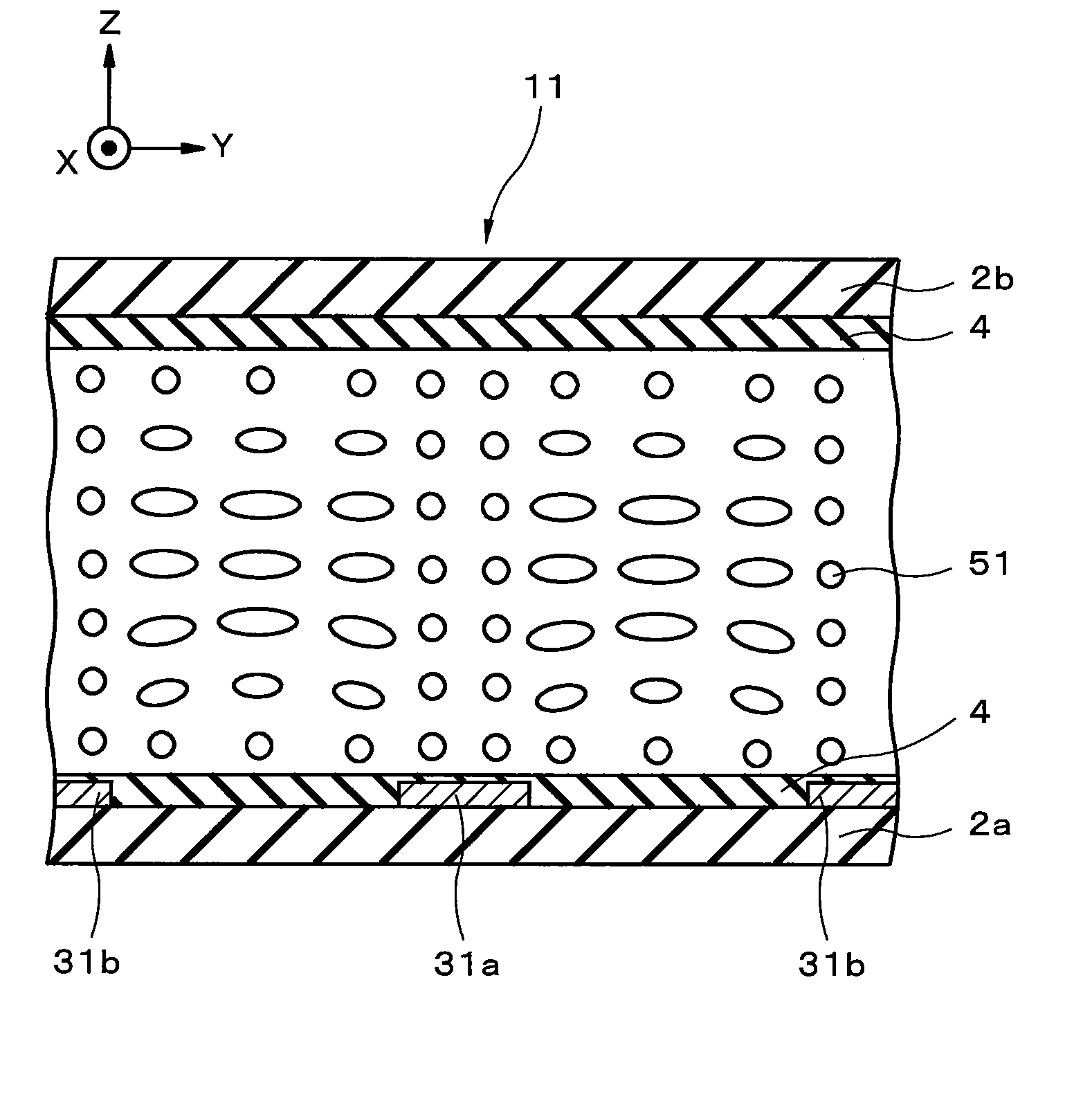 Liquid crystal display device and terminal device that uses same