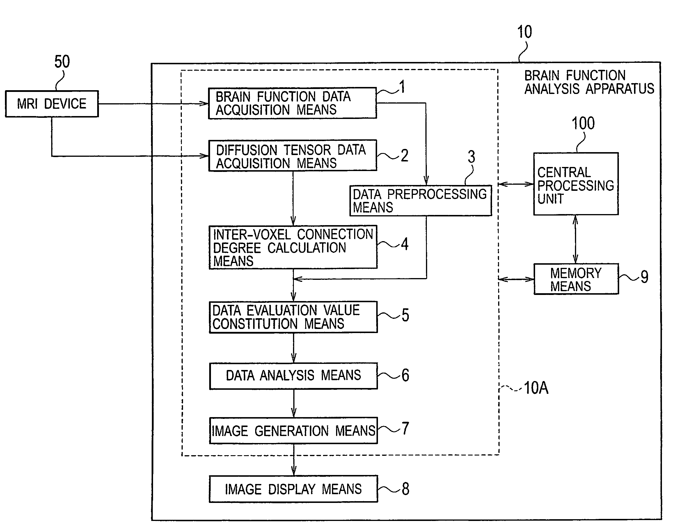 Brain function analysis apparatus