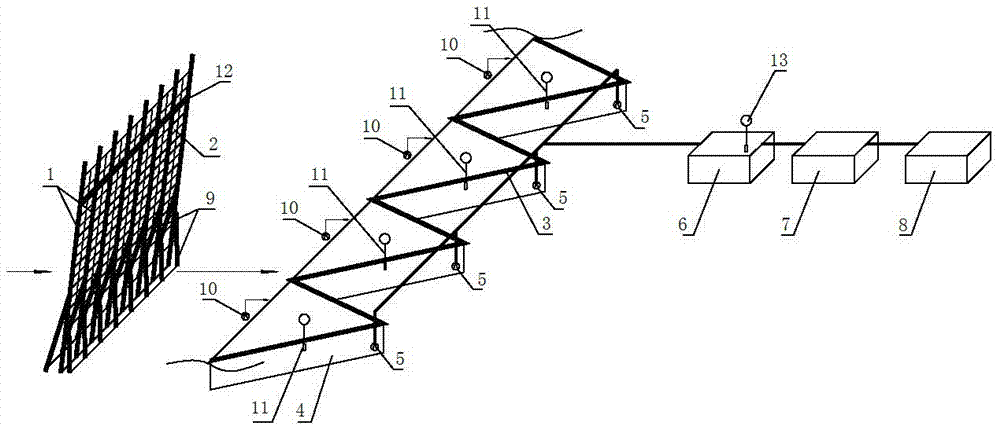 A cyanobacteria intercepting and collecting device