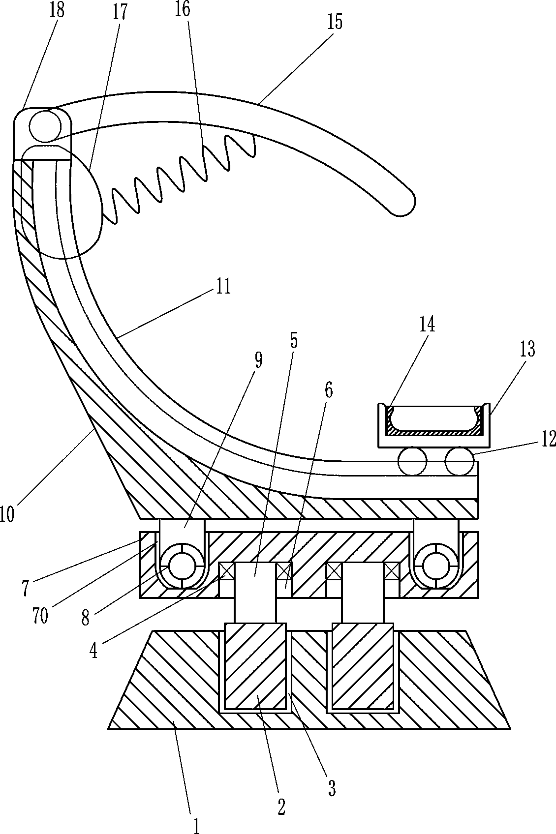 Detachable orthopaedic leg rehabilitation rack