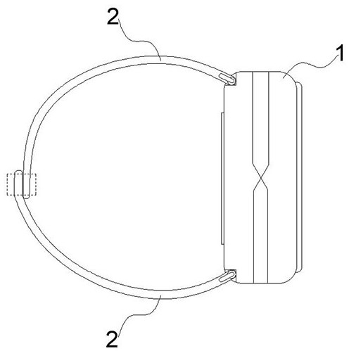 Watch with buffering and anti-falling functions