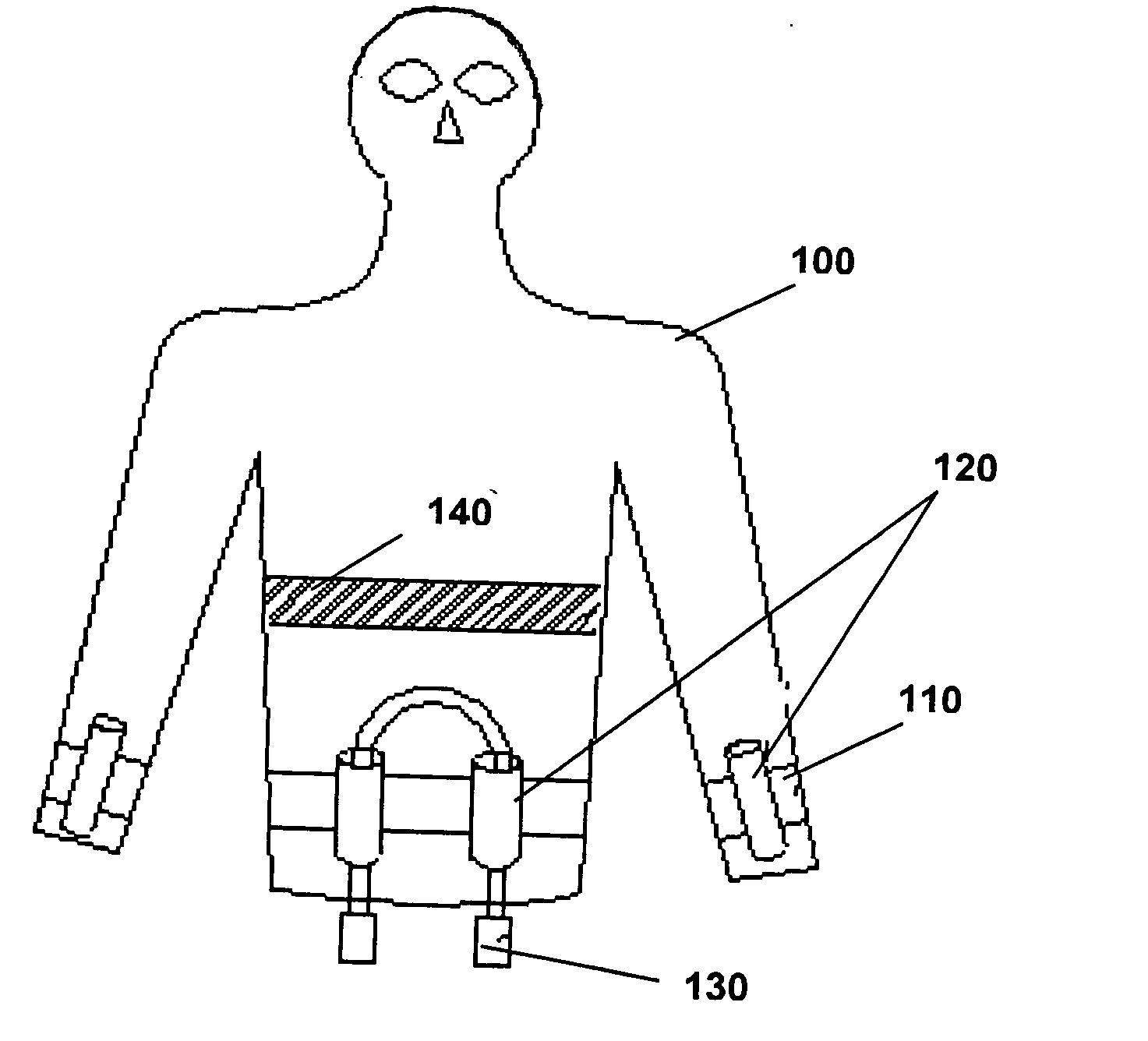 System for creating artificial gravity conditions in micro and hypogravity environments