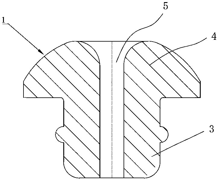 Safety valve structure for lithium battery