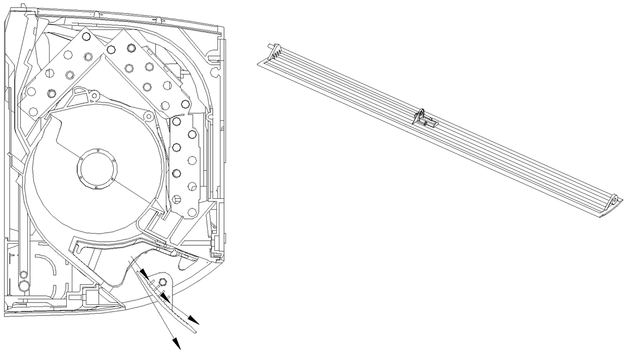 Air guide structure and wall-mounted indoor unit