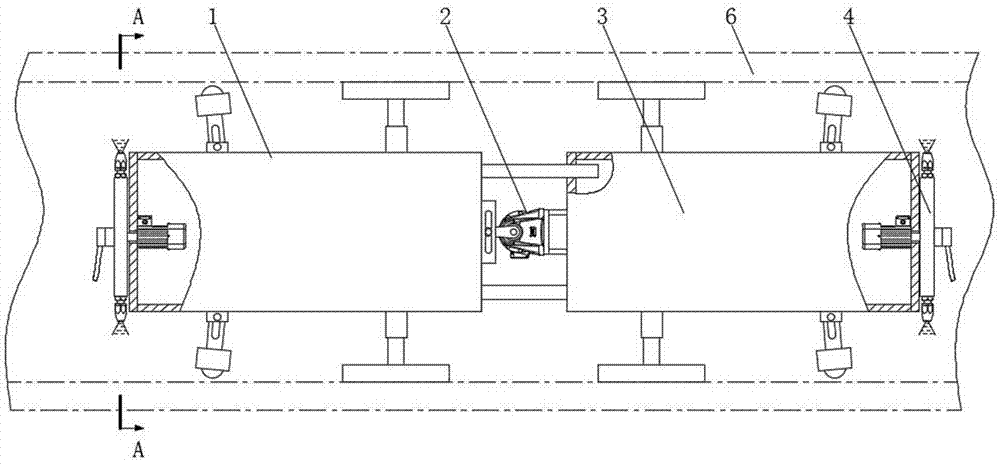 Pipeline inner wall cleaning device