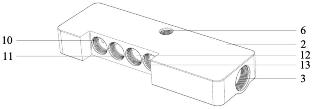 Composite structure plastic faucet main body and manufacturing method thereof