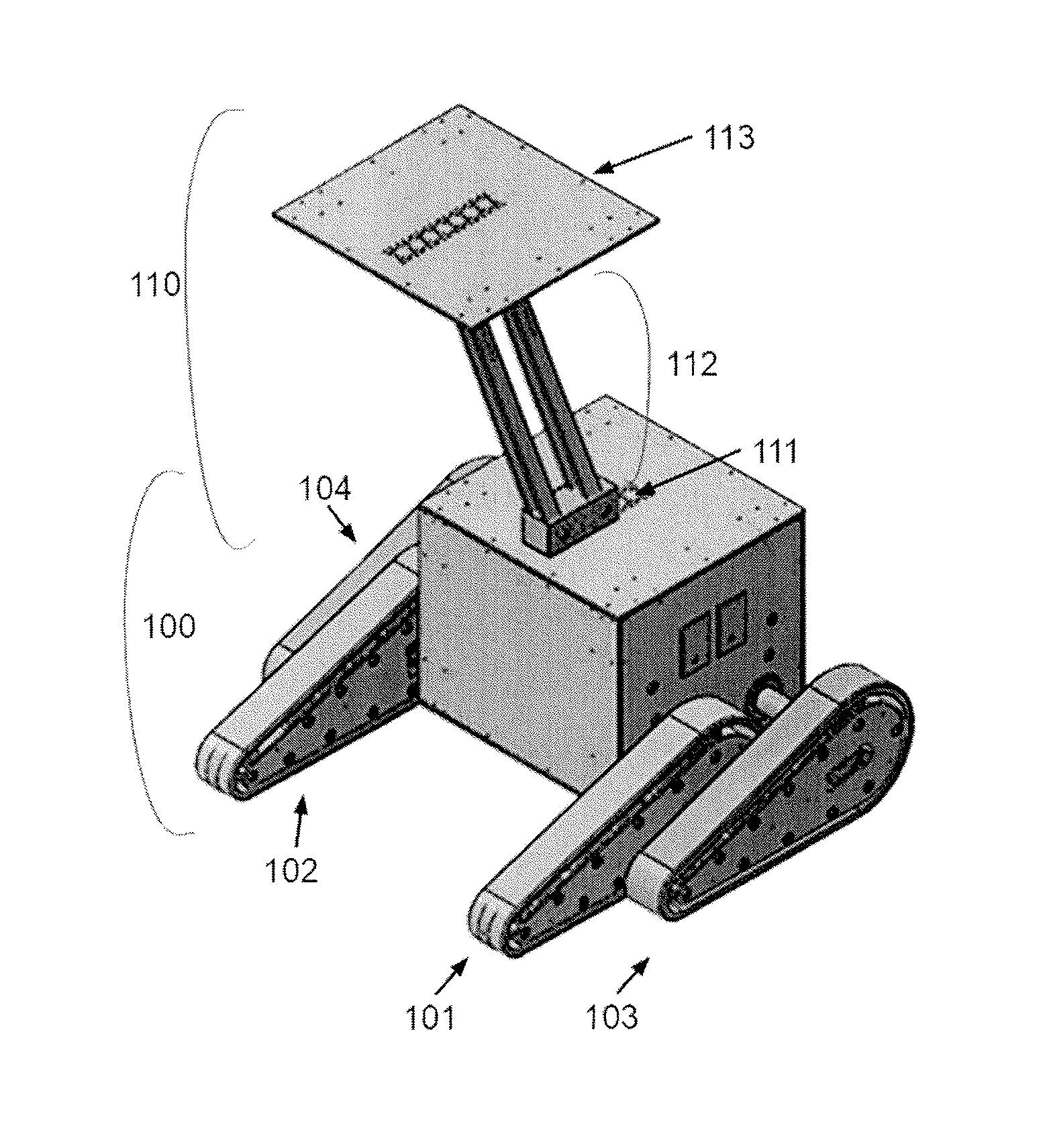 Dynamically stable stair climbing home robot