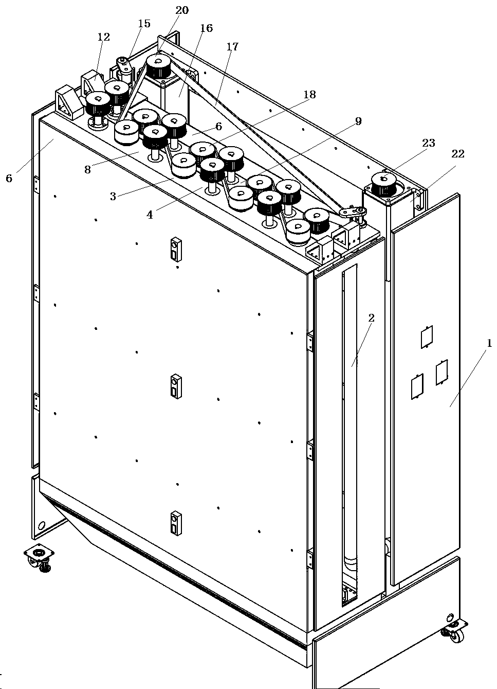 Soft scale mechanical cleaning plate sheet special equipment