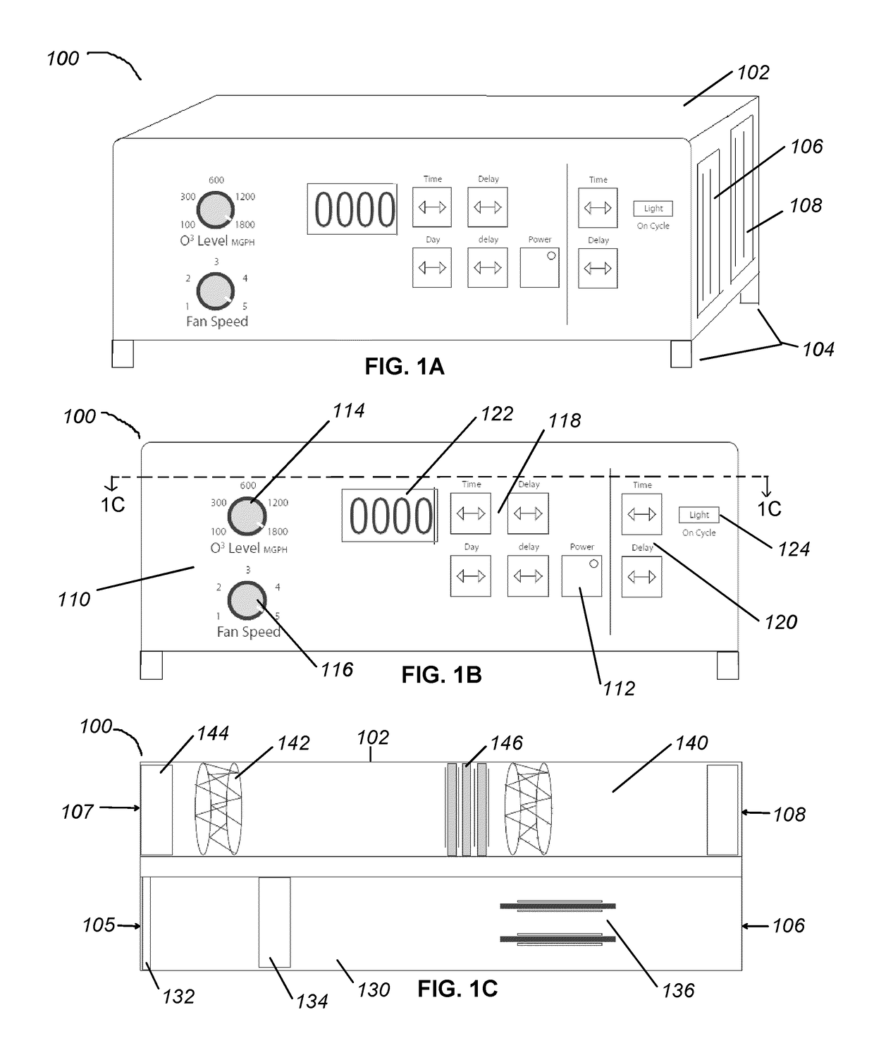 Apparatus and methods for ozone generation and degradation