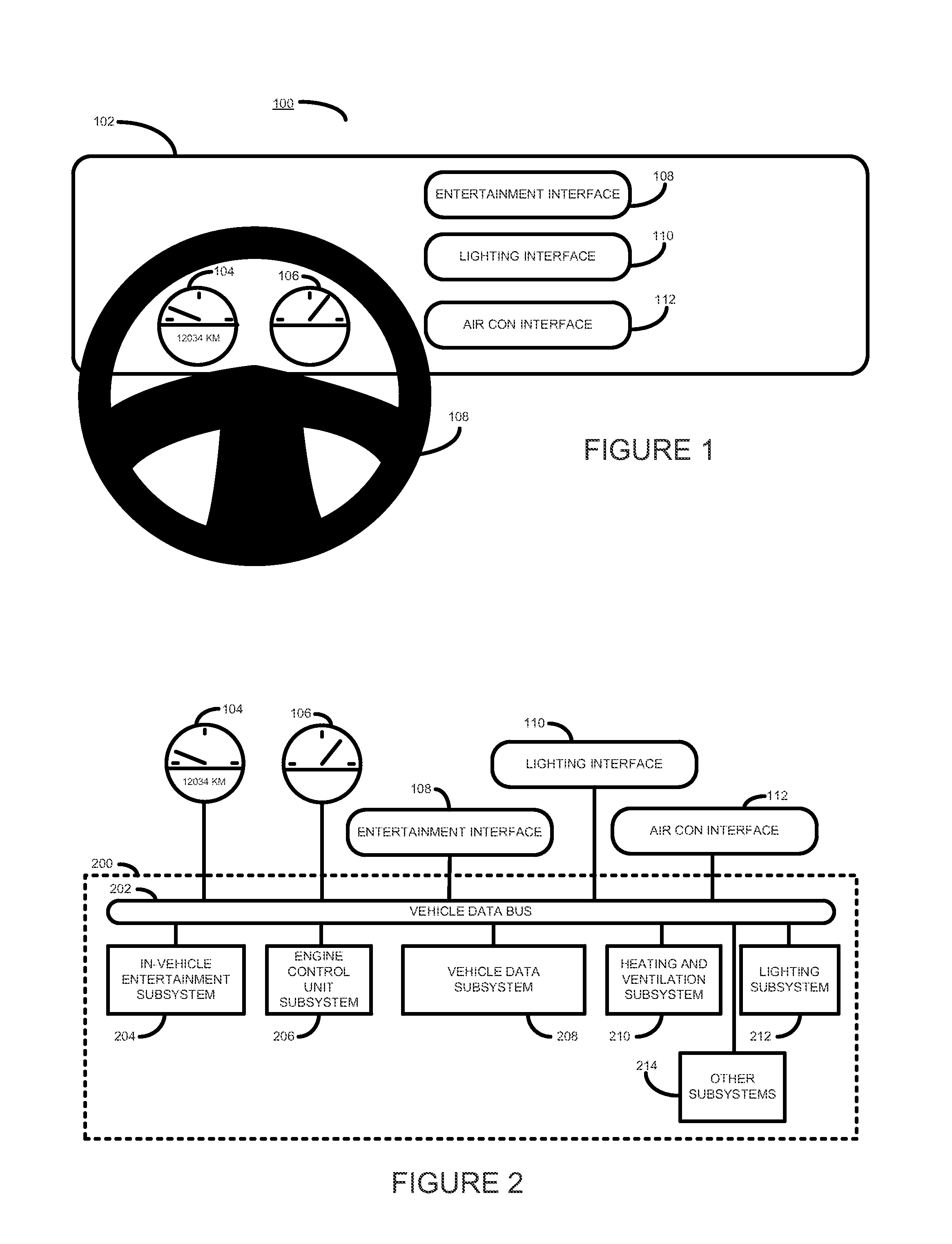 Dashboard display method and apparatus