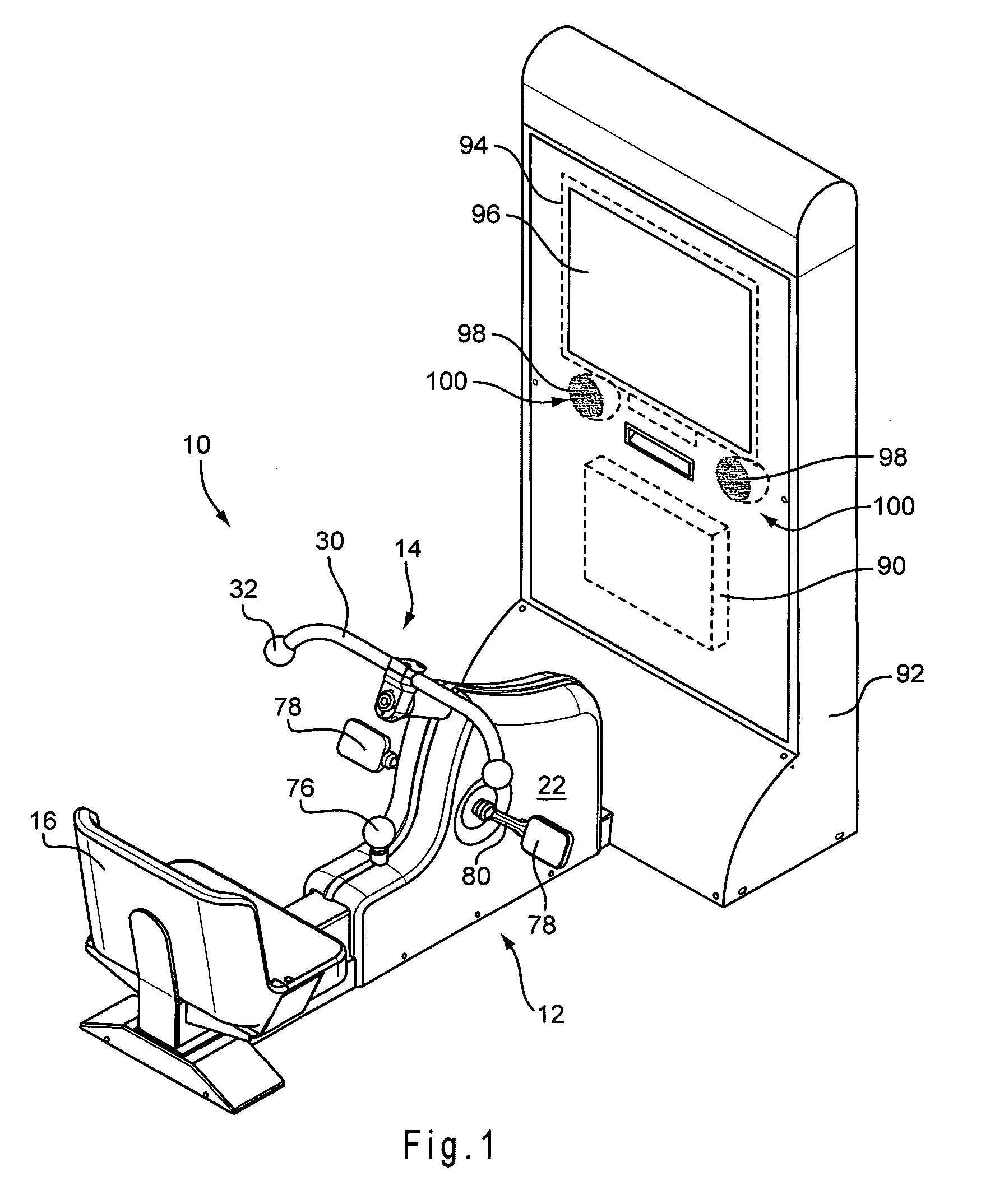 Exercise simulator and method for encouraging exercise