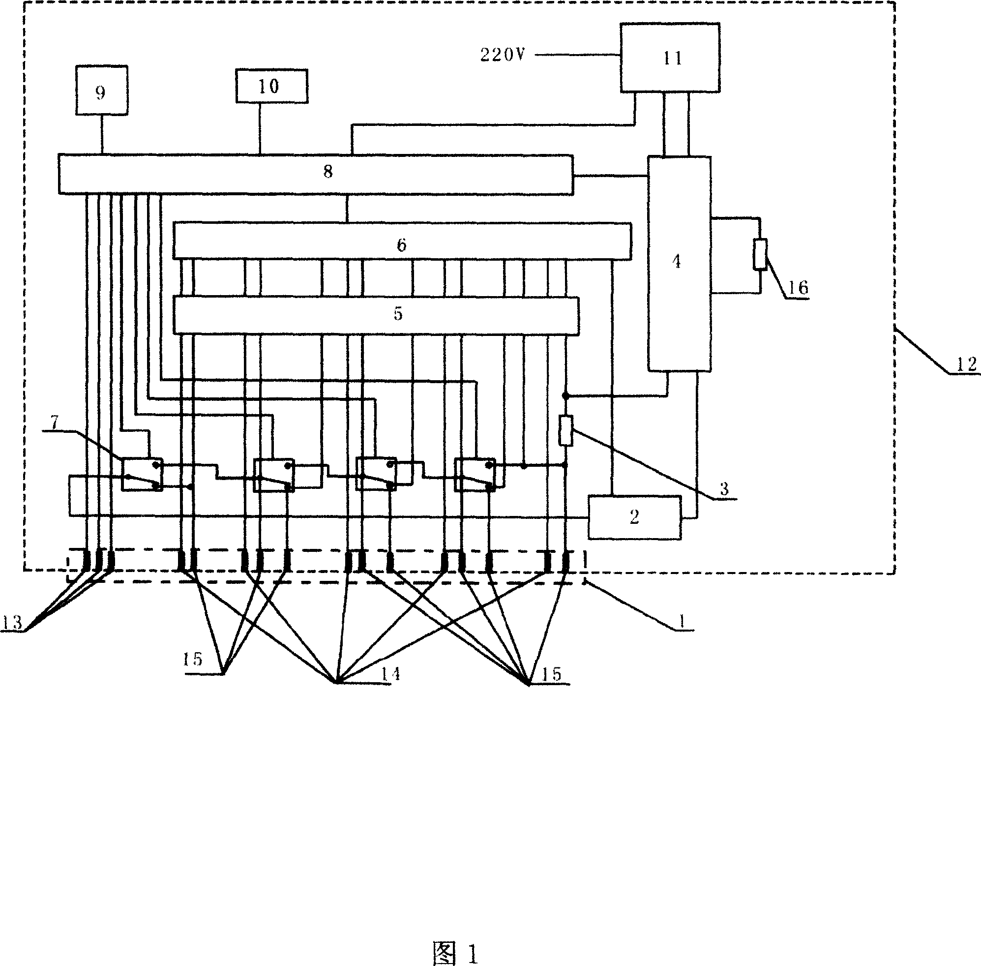 A device for charging protection of the battery unit and detection of the charging and discharging feature of the battery