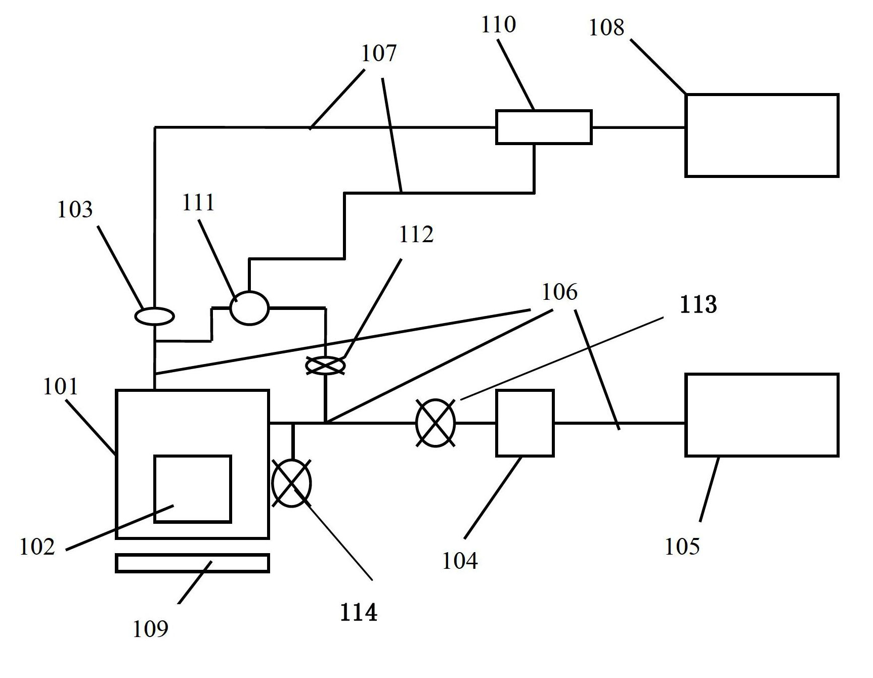 Vacuum drying device and vacuum drying control method