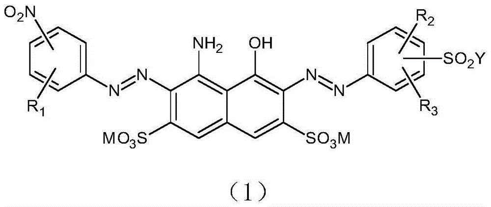 Green reactive dye and preparation method thereof