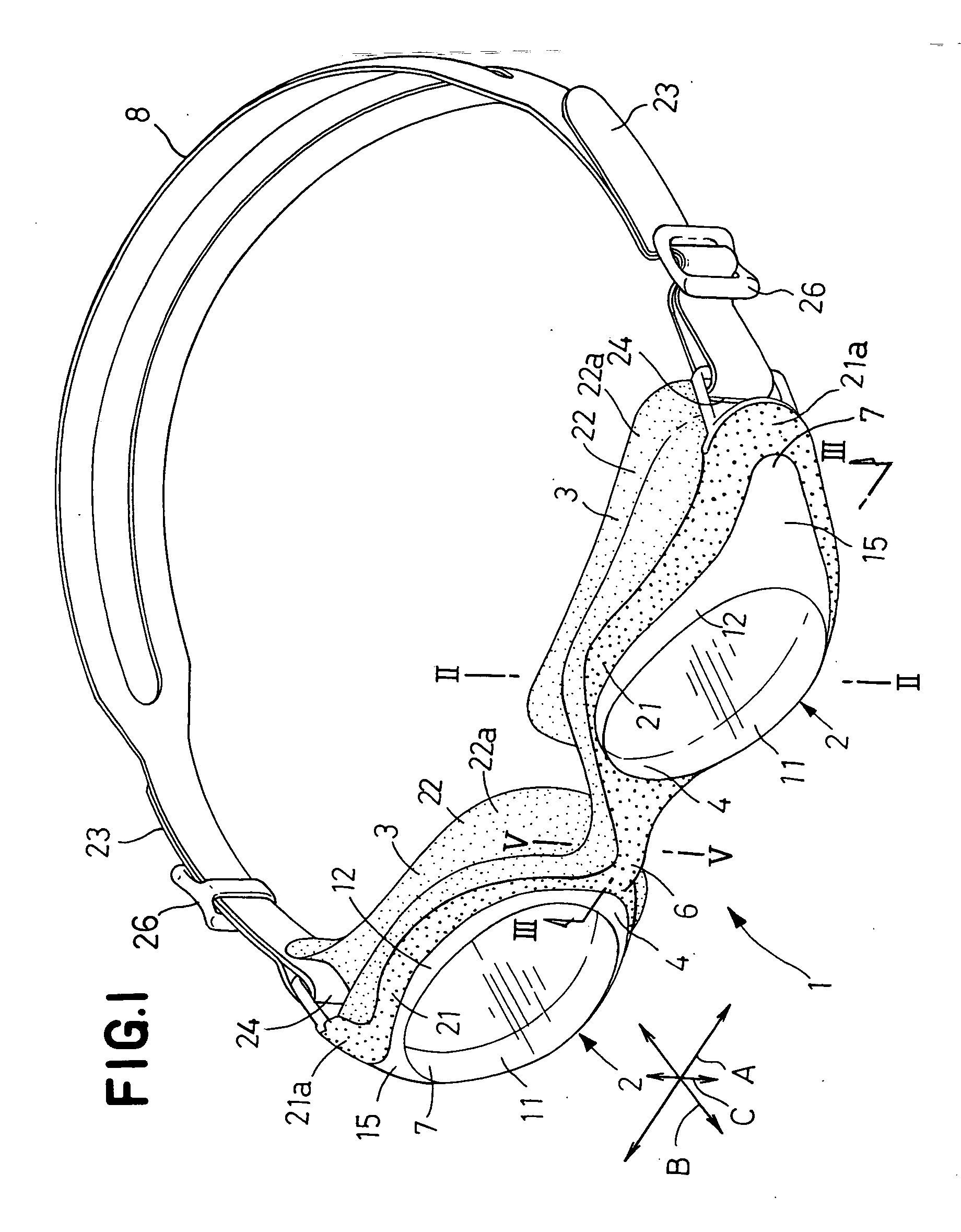 Swimming goggles