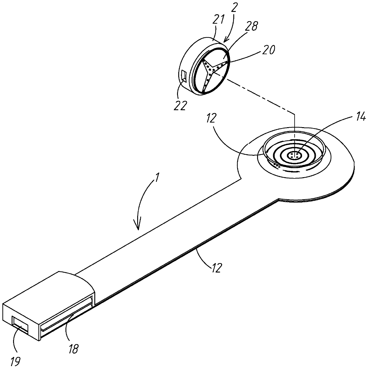 Adapter charging set