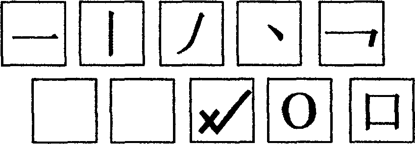 Universal fast electronic and manual Chinese character processing method