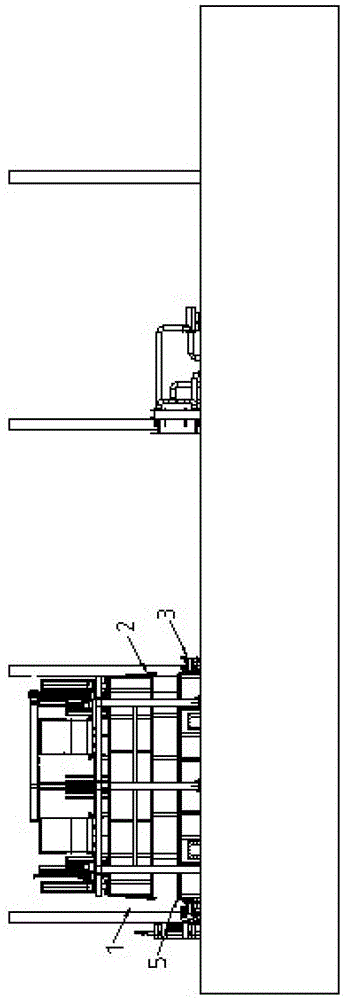 An aluminum profile online combined quenching device