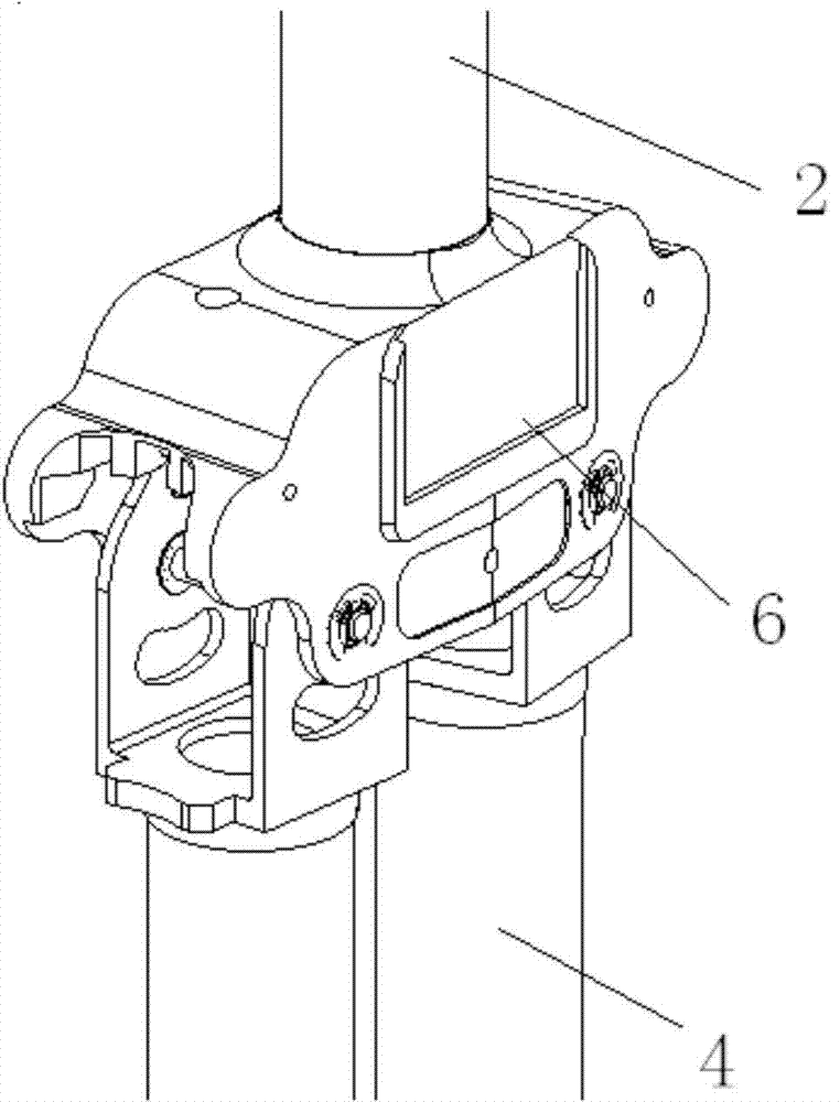 A loop antenna deployment structure