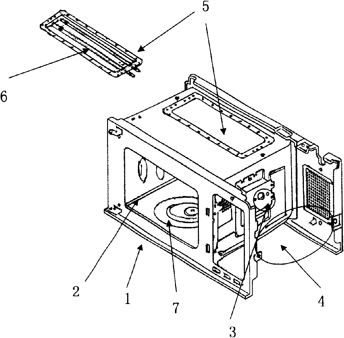 Protective cover of roasting pipe