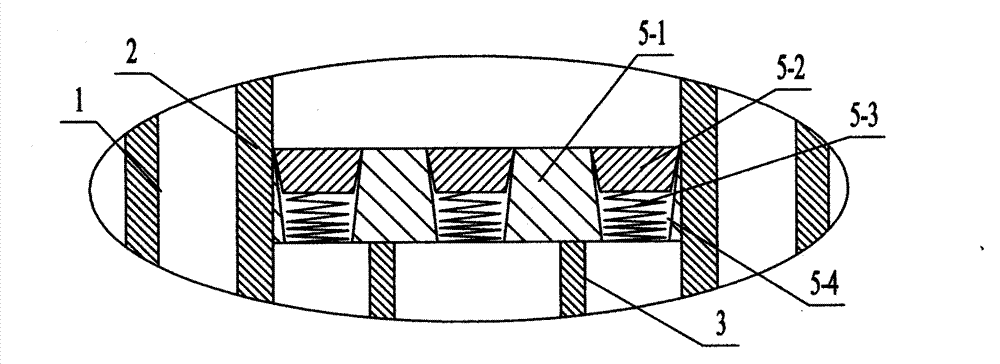 Pressure-adjustable uniform-dryness layered steam distributing tool