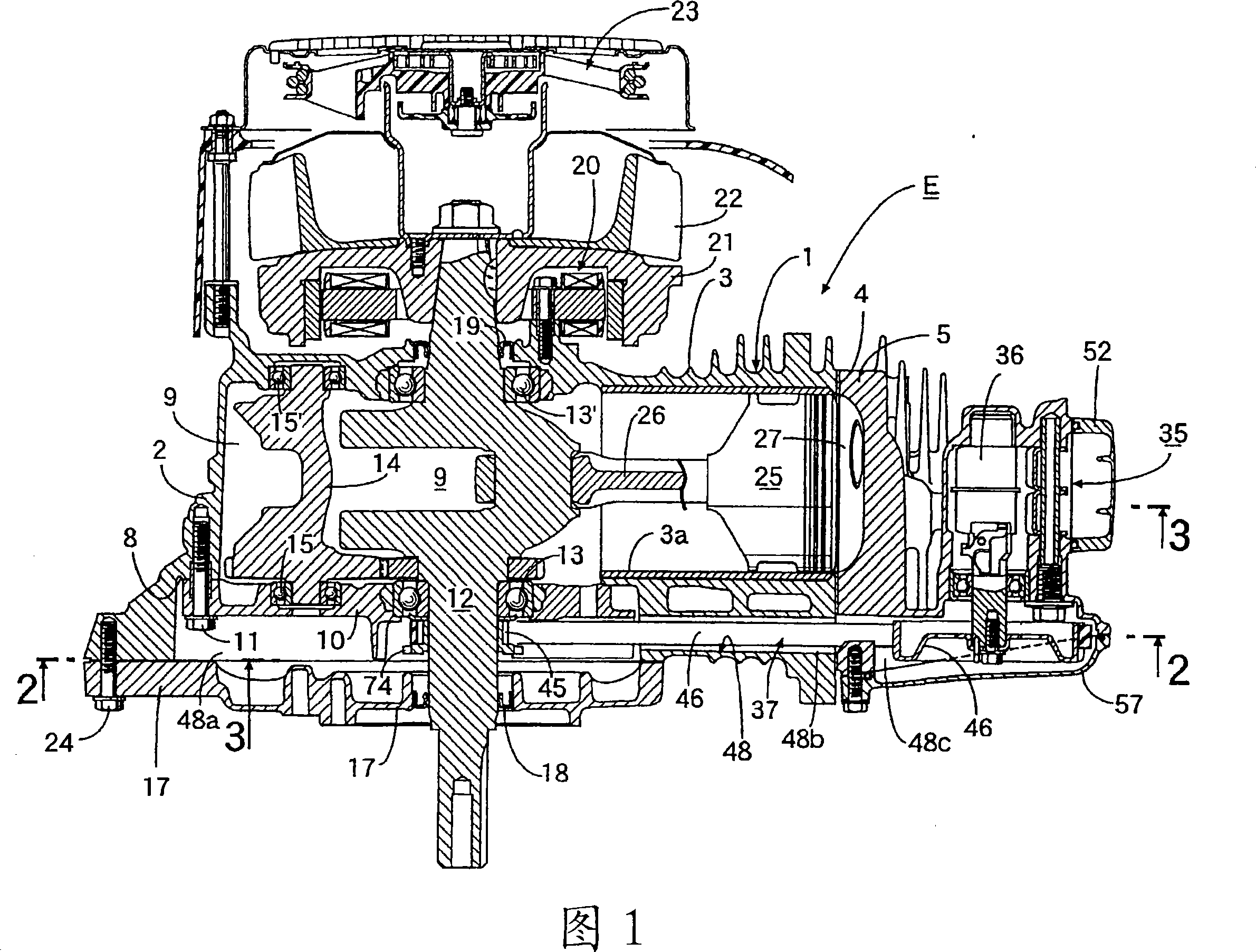 Valve gear of engine