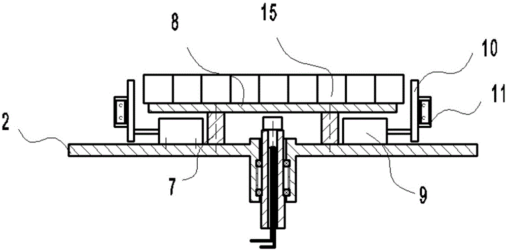 Clamping device for magnet grinding and magnet grinding equipment