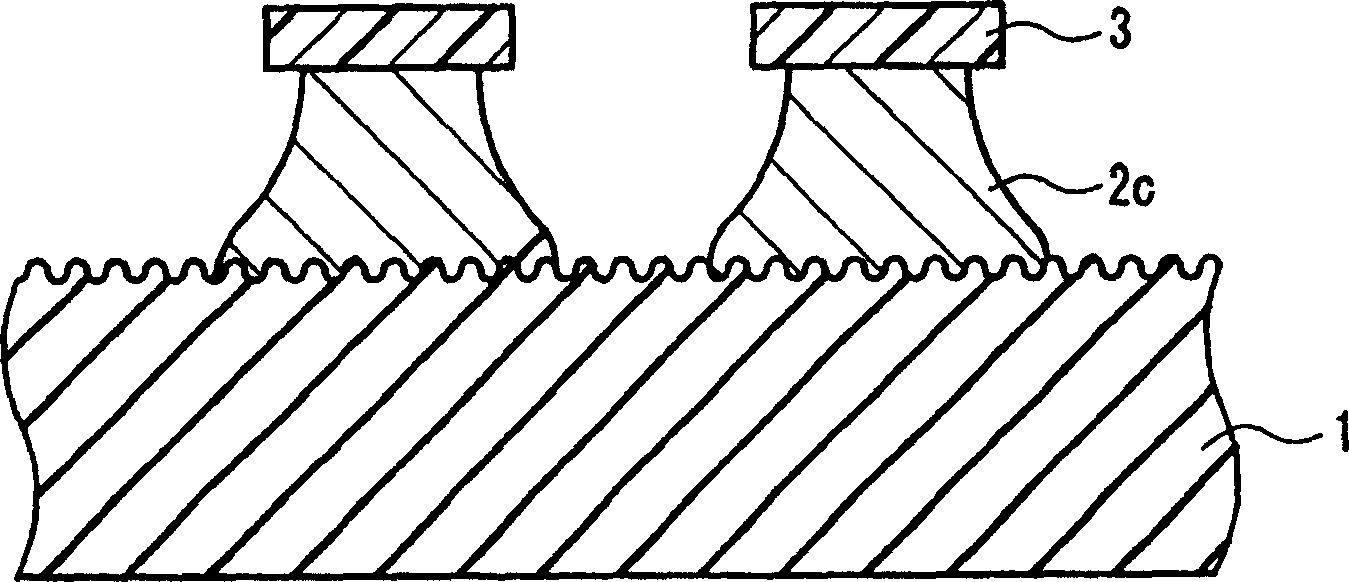 Etching solution of copper or copper alloy and method for producing electronic substrate using the solution