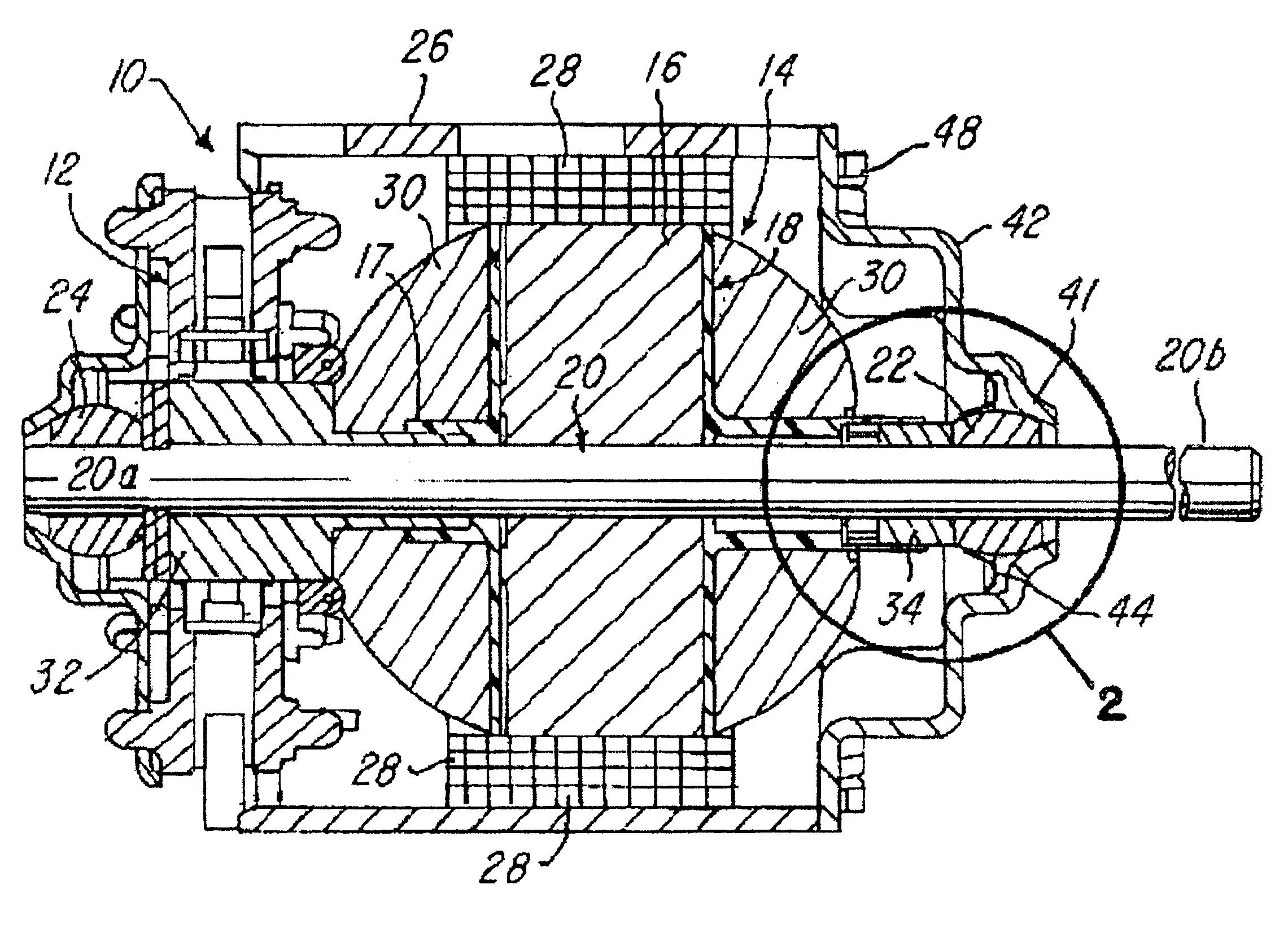 Electric motor and method for reducing end play