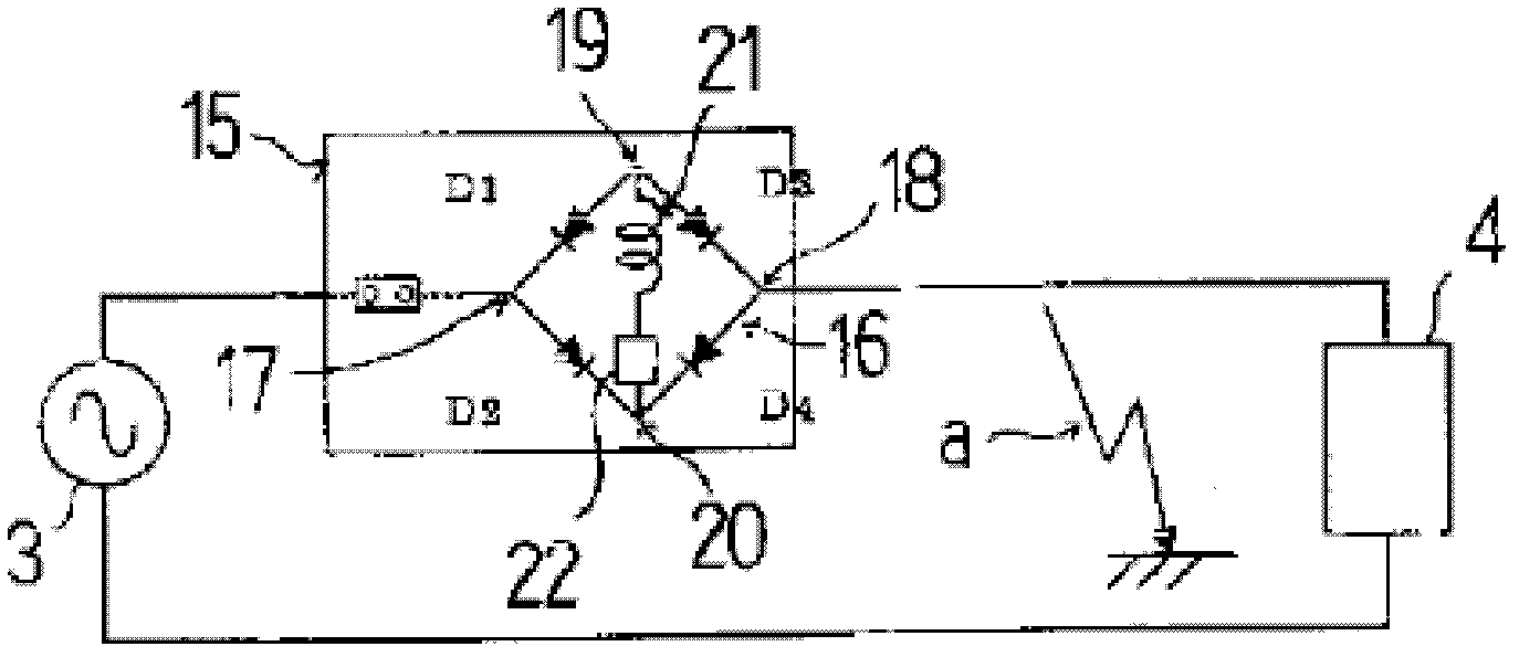 Power electronic failure current limiter