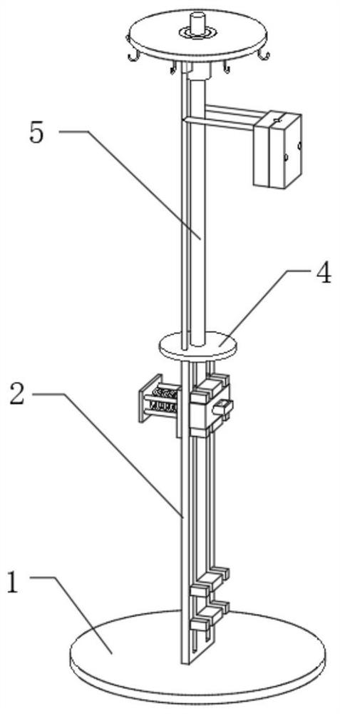 Blood transfusion bag hanging bracket for nursing of department of hematopathology