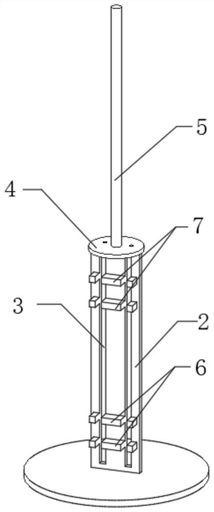 Blood transfusion bag hanging bracket for nursing of department of hematopathology