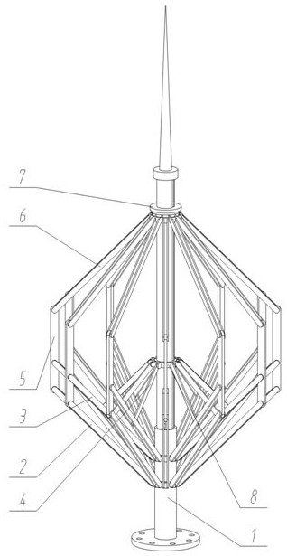 Lightning protection device for wind generating set