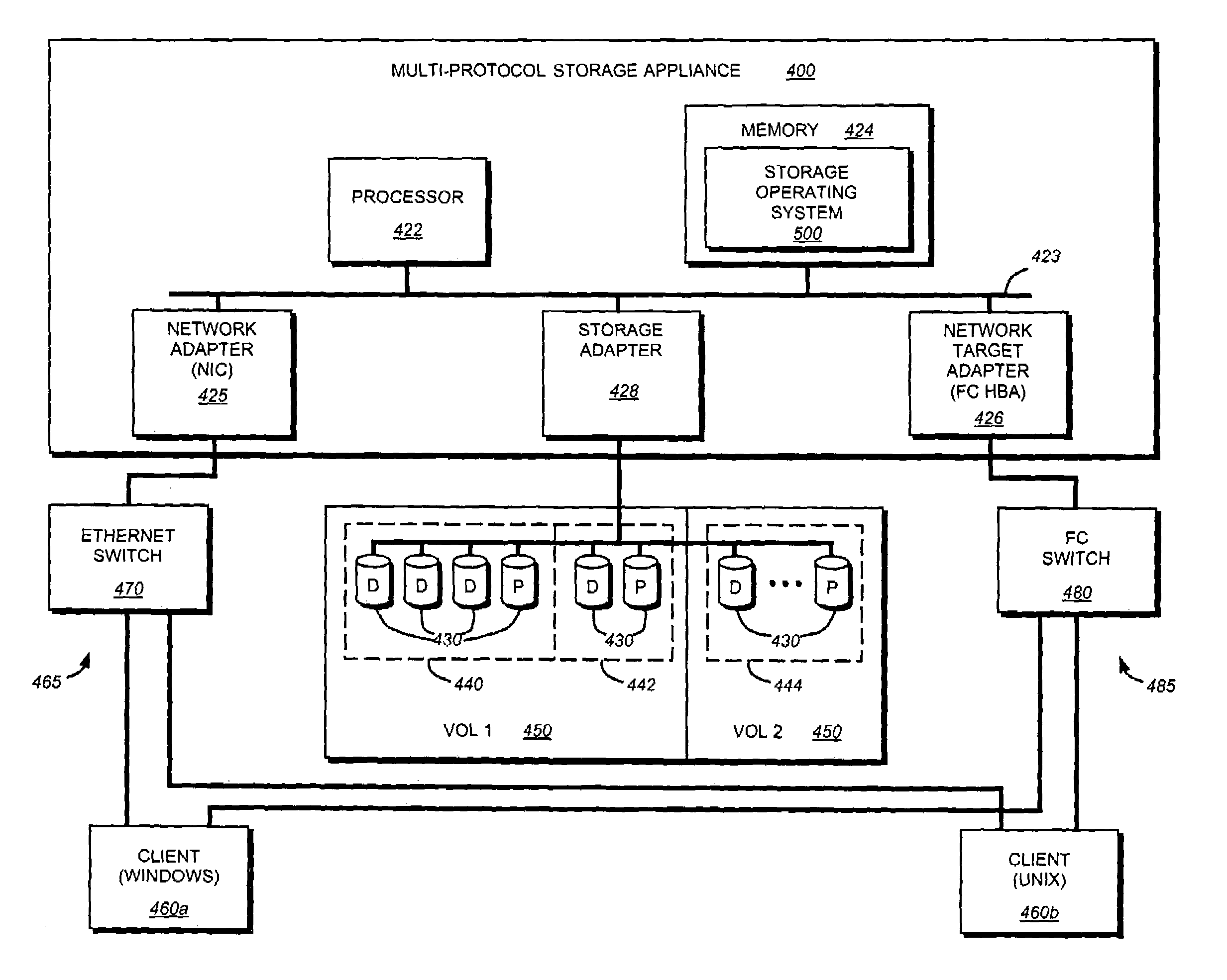 Writable virtual disk of read-only snapshot file objects