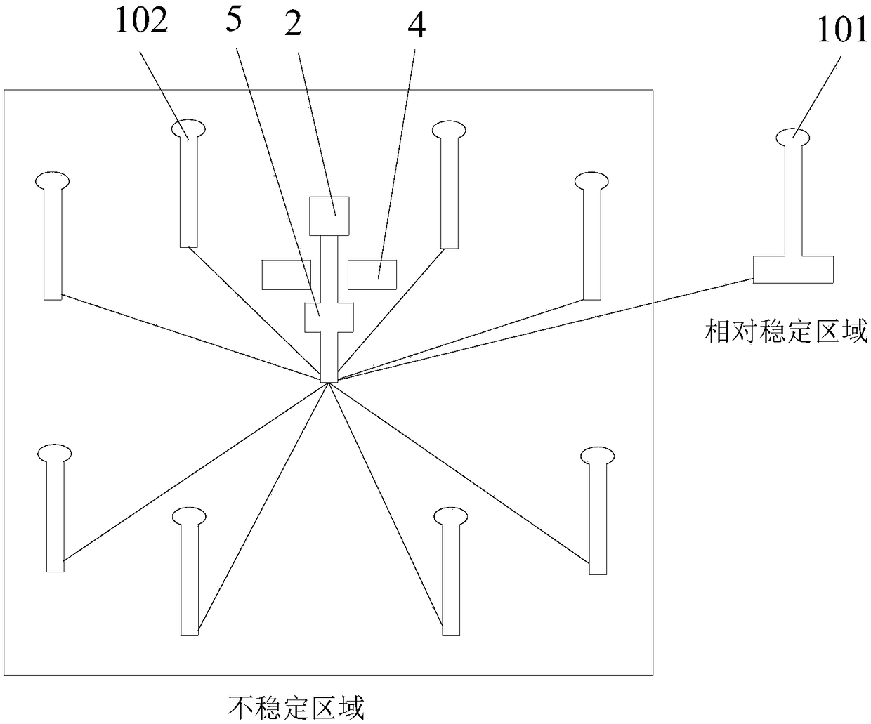 One-machine and multi-antenna GNSS displacement monitoring system and method