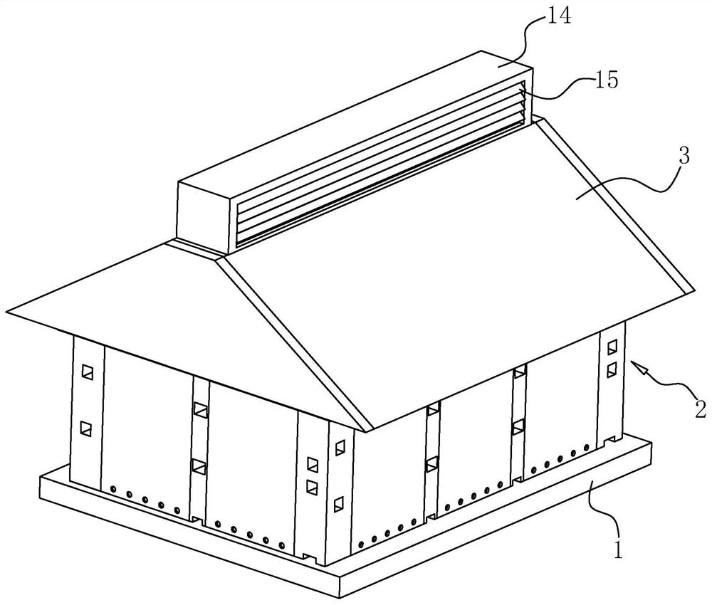 Novel house building structure